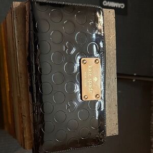 Kate Spade Black Polka Dot Wallet